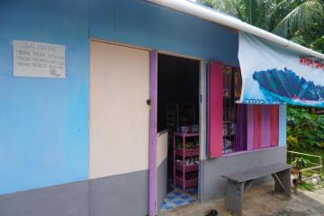 Small kiosk in Pulau Tiga  
