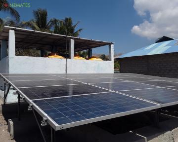 Fasilitas desalinasi tenaga surya di dusun Manoha, desa Ustutun, kabupaten Maluku Barat Daya