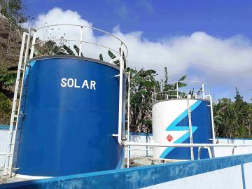 Diesel power plant in Tahalupu 